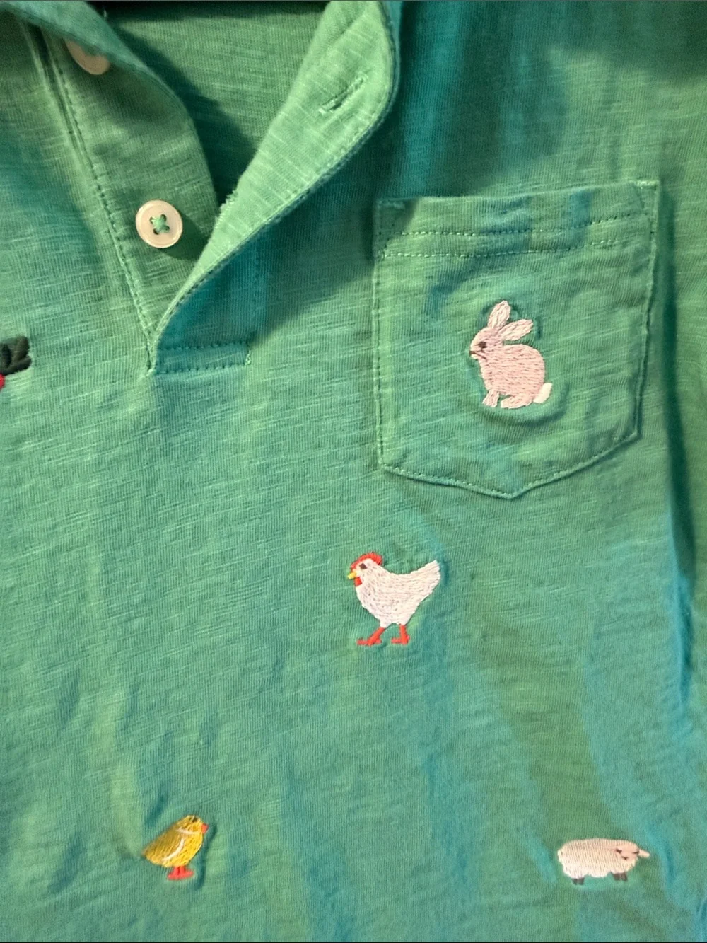 Mini Boden Spring/Easter Polo (7-8)